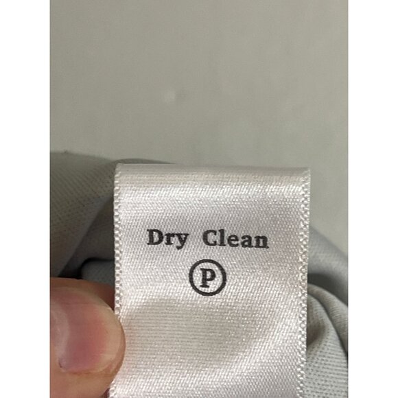 Coldwater Creek Tank Dress 10 Gray Ruched Empire Waist Fit Flare Work Wear Chic - Picture 10 of 12